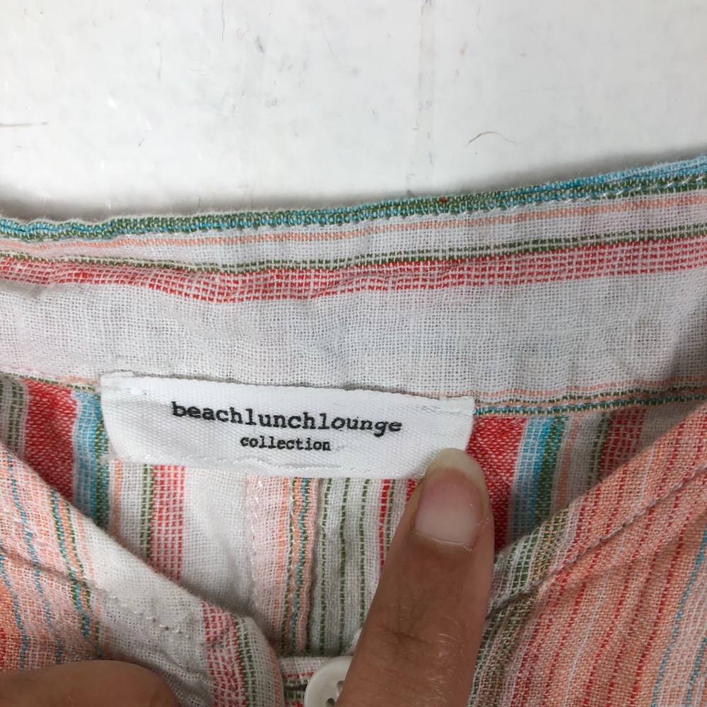 5/20 Beachlunchlounge Colorful Stripped Shirt - Picture 5 of 9